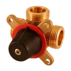 WIPEX 3-Wege Messingmischer 1" Außengewinde 6,3 M³/h