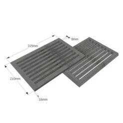 Gussrost-Brennraumrost 8" X 12" Oder 21 X 32 Cm -Angebote Invicta Store ofenrost 21 32 gussrost ascherost ersatzrost4