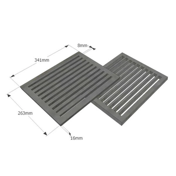 Gussrost-Brennraumrost 10" X 13" Oder 26 X 34 Cm 5 Gussrost-Brennraumrost 10" X 13" Oder 26 X 34 Cm – Bild 3