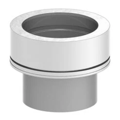 Ø 130 Mm Schornstein - Anschlussübergang Einwandig - Doppelwandig