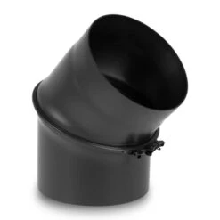 Ø 200 Mm - Bogen Drehbar 0-45° Schwarz -Angebote Invicta Store rauchrohr abgaswinkel rohrbogen3