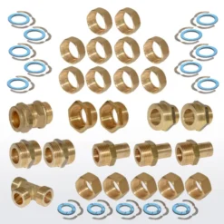 Verrohrungsset Kaminofen DN 20 - Therm. Ablaufsicherung DN 12