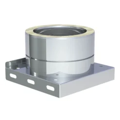 Schornstein - Grundplatte Wandmontage Mit Kondensatablauf Unten