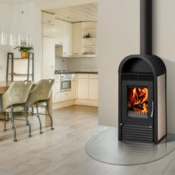 Kaminofen Wasserführend Marbella Beige -Angebote Invicta Store wasserfuehrender holzofen marbella2