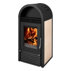 Kaminofen Wasserführend Marbella Beige -Angebote Invicta Store wasserfuehrender holzofen marbella4