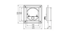 Zugbegrenzer RCP Edelstahl Mit Bodenplatte 9 Zugbegrenzer RCP Edelstahl Mit Bodenplatte -Angebote Invicta Store zugbegrenzer zugregler nebenluftvorrichtung mit bodenplatte4